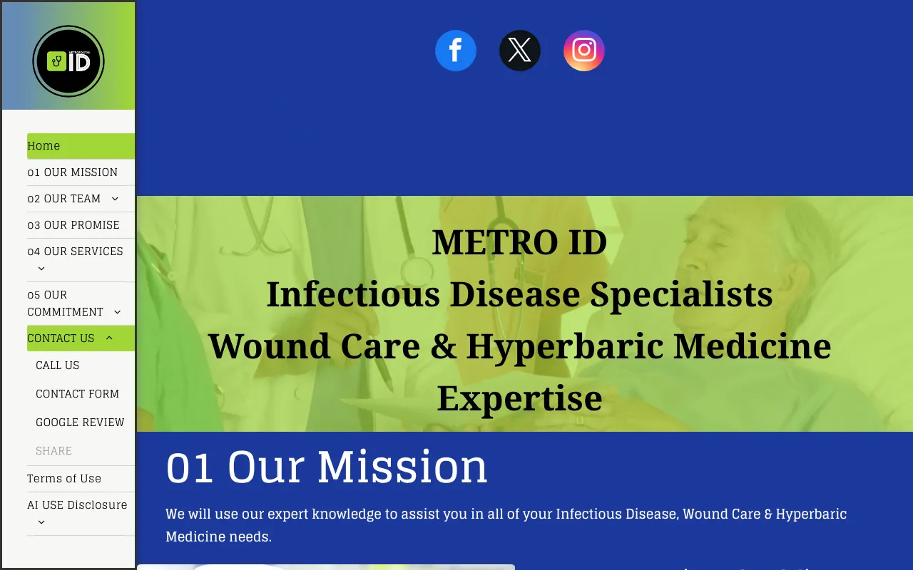 Dr. Shahe E. Vartivarian, MD website screenshot