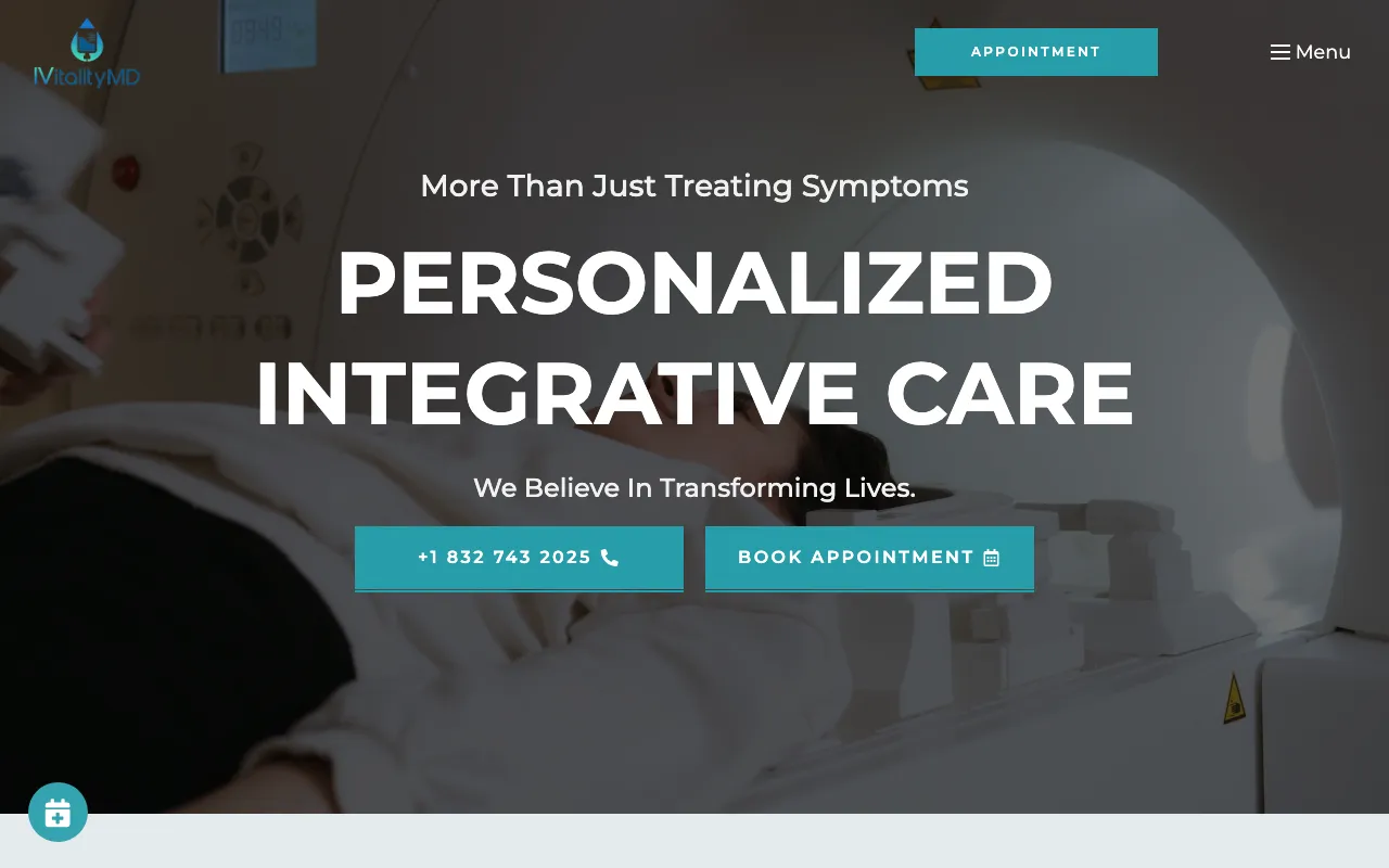 IVitality MD website screenshot