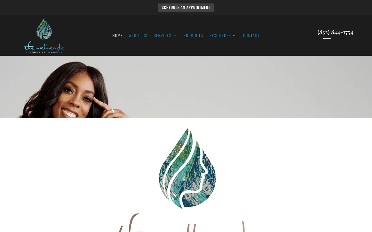 The Sports and Wellness Doc website screenshot